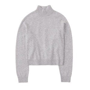 Sweat-shirt à col montant en polaire | Pull d'hiver chaud à col haut - Product Image 1