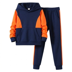 Conjunto Deportivo Casual de Primavera para Hombre, Sudadera con Capucha y Pantalones Jogger con Bloques de Color - Product Image 6