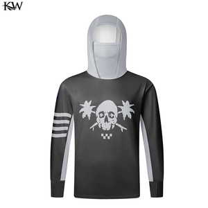 เสื้อแจ็คเก็ตตกปลาลายพรางสำหรับผู้ชาย HUK UPF 50+ ระบายอากาศได้ดี ซับเหงื่อ แห้งเร็ว มีฮู้ดพร้อมหน้ากาก มีโลโก้ด้านหน้า - Product Image 6