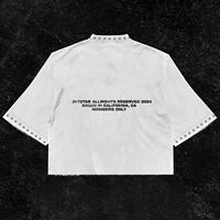 Camiseta Cómoda de Gran Tamaño, Tejida y Estampada, con Gráficos de Alta Definición, 100% Algodón Suave, Costuras Duraderas