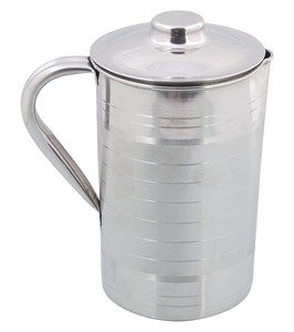 Premium Quality Modern Design Stainless Steel <b>Jug</b> with Leak-Proof Lid Metal Handle <b>Jug</b> for Everyday Use and Cold Beverages - Product Image 3