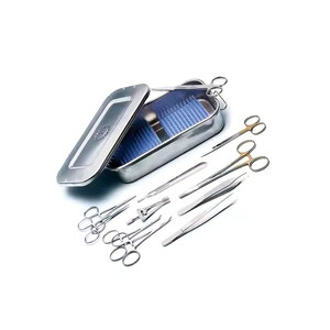Kit Quirúrgico para Animales Exóticos de Grado Quirúrgico, Juego de 12 Instrumentos Veterinarios Reutilizables de Acero Inoxidable - Product Image 2