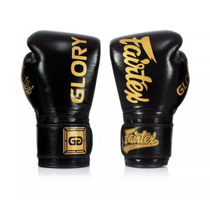 Prix de gros, qualité supérieure, gants de boxe professionnels Fairtex originaux, gamme Apex complète en noir et or. Choix des Champions - Product Image 3