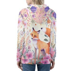 Sudadera con Capucha Sublimada Personalizada de Diseño Superior, Superventas, con Logotipo Personalizado, Ropa Urbana para Mujer, Transpirable, con Impresión por Sublimación - Product Image 2