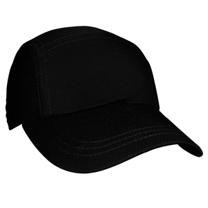 Black Baseball <b>Cap</b> with 3D Embroidered Logo OEM ODM Black Sports <b>Cap</b> Breathable <b>Quick</b> <b>Dry</b> Outdoor Running Hat - Product Image 4