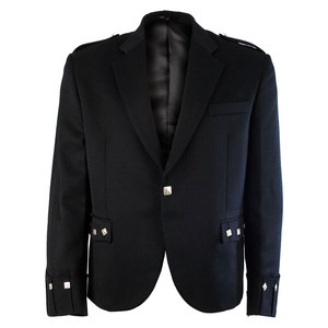 Veste Kilt Argyll des Highlands Confortable en Pure Laine 15oz avec Boutons Chromés et Poignets à Manchettes – Meilleure Vente en Gros - Product Image 1