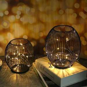 Center Table Decor <b>Black</b> Hollow Out Round Handmade Geometric Metal <b>Candlestick</b> Holder Stand Home Decoration Candle Holders By UO - Product Image 5
