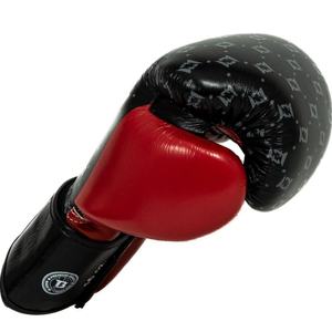 ถุงมือชกมวย Fairtex หนังวัวแท้แบบกำหนดเองสำหรับมืออาชีพ MMA คิกบ็อกซิ่ง พร้อมที่จับมือ  โลโก้สั่งทำพิเศษ  ปิดด้วยแถบตีนตุ๊กแก - Product Image 4