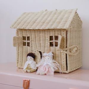 Braided rattan toy cottage hand-made children playhouse high quality babies play house toys - Product Image 4