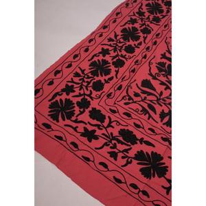 Handmade Eco-Friendly Washable Cotton Kantha Suzani <b>Quilt</b> Vintage Floral Embroidery Boho Indian Bedspread <b>Throw</b> Blanket - Product Image 4