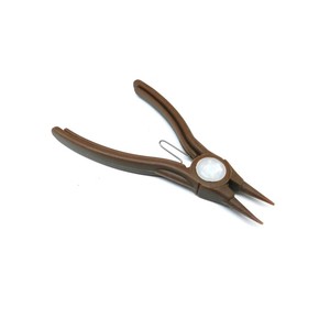 Jeu de 3 pinces en nylon, à bout rond, à bec plat, entièrement en plastique, non-marquant, non-métallique, pour la fabrication de bijoux, ZetomedPro - Product Image 5