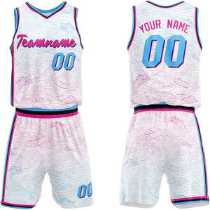 Uniformes de Baloncesto Personalizados al por Mayor con Logotipo y Nombre Impresos, Conjunto de Camiseta sin Mangas con Cuello en V de Malla Transpirable de Secado Rápido para Hombre Adulto - Product Image 6