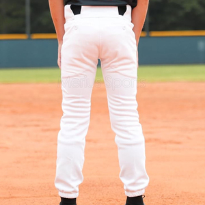 Pantalon de baseball personnalisé en polyester pour homme, décontracté, uni, à séchage rapide, respirant, vêtements de sport - Product Image 5