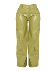 Pantalones de Compresión de Cuero Genuino para Mujer, Leggings Casuales de Piel de Oveja para Motocicleta, Pantalones para Mujer - Product Image 5