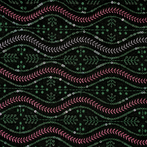 Tela de terciopelo bordada para Abaya, Kaftan, ropa modesta, diseño del Golfo y Emiratos Árabes Unidos, material textil de calidad de exportación para la industria de la moda. - Product Image 2