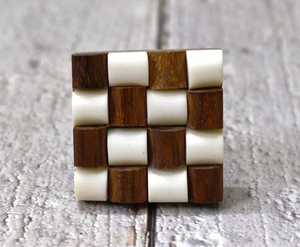 Pomo de resina y madera para armario de dormitorio, cómoda, gabinete de cocina y hogar, tirador de cajón de resina y madera - Product Image 2