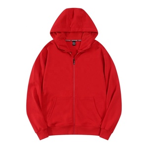 Custom Made Homme Men's Heavyweight Pullover Hoodie With Drawstring hettegenser French Terry Full <b>Zip</b> <b>Up</b> Hooded Sweatshirt - Product Image 4