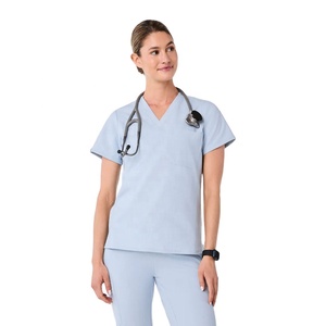 ชุดผ่าตัด2ชิ้นสำหรับพยาบาลชุดเครื่องแบบทางการแพทย์แห้งเร็ว - Product Image 2