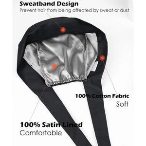 <b>Doctor</b> Surgical Cap Male Dental Solid Color Custom Logo Nurse Cap Female Elastic Adjustment Pure - Product Image 5