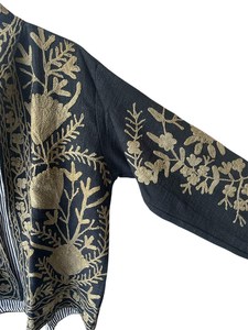 Chaqueta Reversible de Algodón Acolchado Kantha con Estampado Floral Indio Digital para Mujer, Transpirable y Ecológica para Otoño, Invierno y Primavera - Product Image 3