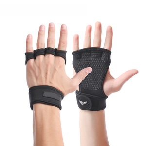 2026 Custom Weightlifting Grip Pads Wrist Support Gym Gloves Anti Slip Fitness Palm Protector - Product Image 1