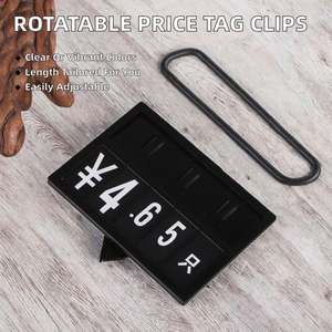Clip Giratorio Digital de Plástico para Supermercados, con Logotipo Popular, para Mostrar Etiquetas de Precios de Productos en Exhibidores - Product Image 2