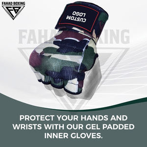 ผ้าพันมือสำหรับชกมวยแบบพันเร็ว สีสันหลากหลาย ดีไซน์โดดเด่น ทนทาน ใช้งานได้ดี ให้ความสบาย ป้องกันการบาดเจ็บ เหมาะสำหรับการออกกำลังกายและเพาะกาย - Product Image 2