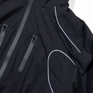 OEM Service Men's Outdoor Waterproof Sports Polyester Nylon Print Reflective Windbreaker <b>Track</b> <b>Jacket</b> and Pants Set Tracksuit Me - Product Image 4