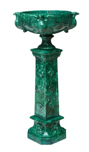 Colección de Gemas de Malaquita Serie Prestige Adornada con Opulencia Esmeralda y Radiante Esplendor Real - Product Image 4