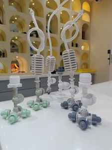 Pulvérisateur brumisateur 4 voies pour système d'humidification de ferme avicole, buse de brumisation en plastique, atomiseur d'eau, arroseur pour refroidissement de serre - Product Image 3