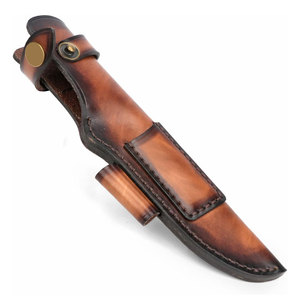 Professional Leather <b>Knife</b> <b>Sheath</b> Handmade Full Grain Cowhide Fixed Blade <b>Knife</b> Holder <b>Sheath</b> <b>For</b> Sale - Product Image 1