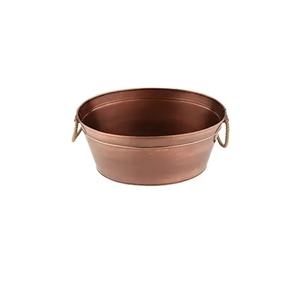 Seau à glace en cuivre, grands seaux à boissons, refroidisseur pour vin, bière, champagne, cocktails, pour la restauration, les bars, les fêtes, les événements en plein air - Product Image 4