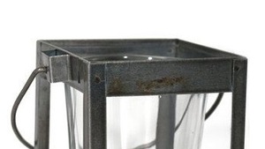 Lámpara de vela negra de metal y vidrio, la más vendida, para decoración del hogar, con portavelas de acabado negro mate, personalizable para Navidad - Product Image 2