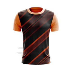 Camiseta de Hombre Tejida de Punto Grueso con Tie-Dye, Logotipo Frontal Minimalista, Cuello Redondo, Manga Corta, Corte Regular, Spandex/Poliéster, Casual - Product Image 4