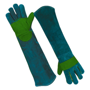 High Quality Reinforced Cowhide Split Leather Welding <b>Gloves</b> Industrial Hand Protection Work <b>Long</b> Sleeved Welder <b>Gloves</b> CE - Product Image 3