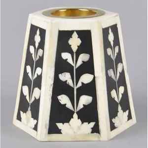 Elegant Handcrafted Shell Incense Holder with Bone Inlay and <b>MOP</b> Bakhoor Burner for Home Decor and Religious Spirituality - Product Image 4