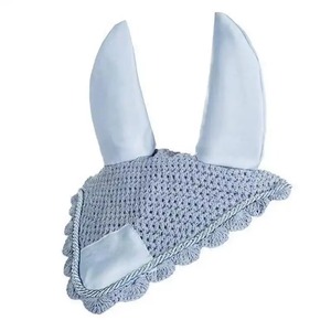 Produits équestres de qualité supérieure, bonnet d'oreille pour cheval, personnalisation, voiles anti-mouches pour chevaux tricotés à la main, prix abordable - Product Image 4