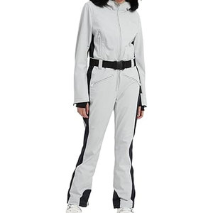 Traje de esquí de una pieza para mujer, traje de snowboard ajustado, aislado, impermeable, a prueba de viento, mono para deportes de invierno, cálido, para esquí al aire libre - Product Image 1