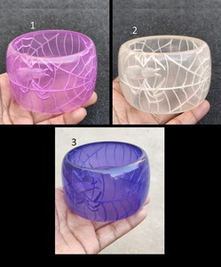 Juego de Brazaletes de Resina de Estilo Antiguo, Tamaño Personalizado, Hechos a Mano, Artesanía de Alta Calidad, Brazaletes de Resina para Mujeres y Niñas, Precio Bajo - Product Image 3