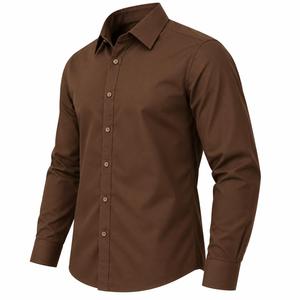 Camisa de Vestir de Manga Larga para Hombre, Cuello Clásico, Popelina, Ropa Formal de Otoño, Camisa Formal para Hombre ODM - Product Image 4