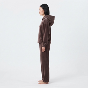 Conjunto Deportivo Oversize de Algodón Personalizado para Mujer, Sudadera con Capucha y Pantalones Deportivos para Gimnasio, Running y Actividades Deportivas - Product Image 4