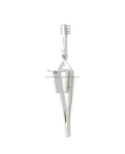 Retracteur cutané automatique Heiss à action croisée avec cliquet, instruments de chirurgie plastique - Product Image 1
