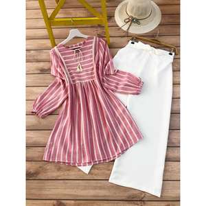 DISEÑADOR DE IMPRESIÓN DIGITAL TRABAJA KURTI CON PALAZZO ROSA - Product Image 1