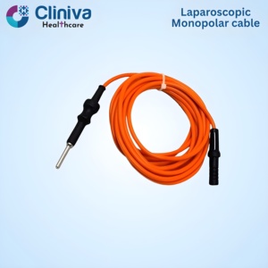 <b>Laparoscopic</b> Monopolar Orange cable 8mm/ 300cm Manual <b>Laparoscopic</b> <b>Instruments</b> Surgical <b>Instrument</b> Set - Product Image 4