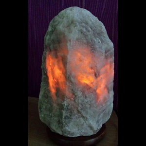 Lampes en sel de l'Himalaya gris avec logo personnalisé, éclairage en cristal naturel sculpté à la main de qualité supérieure, avec taille OEM, étiquette privée, vente en gros - Product Image 6