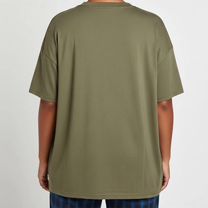 Camiseta Corta Asimétrica para Mujer, Cuello Redondo, Color Sólido, Tejido de Punto, Ajustada, Informal, de Secado Rápido y Transpirable para Verano - Product Image 5