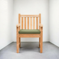 Chaises de salle à manger en teck pour extérieur, vente en gros directe d'usine, chaises de restaurant commerciales robustes, mobilier de jardin de luxe