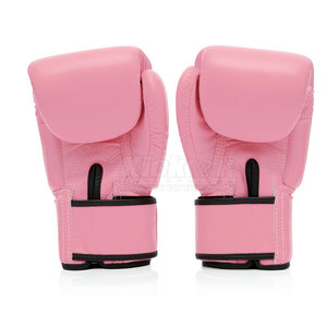 Premium Leather Boxing Gloves for Gym Training Fitness <b>Practice</b> Comfortable Grip Soft <b>Padding</b> Unisex Hook & Loop Closure - Product Image 2