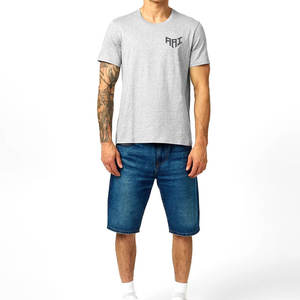 เสื้อยืดลำลองมีสไตล์น้ำหนักเบาอินเทรนด์สำหรับผู้ชาย เสื้อยืดผ้าฝ้ายแฟชั่นแขนสั้นใส่สบายในฤดูร้อน เสื้อยืดใส่ได้ทุกวัน - Product Image 4