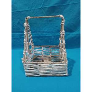 Panier-cadeau écologique en jonc de mer, artisanal et décoratif, design fait main respectueux de l'environnement - Product Image 3